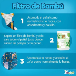 Papel Bambú para bebé 100 Hojas